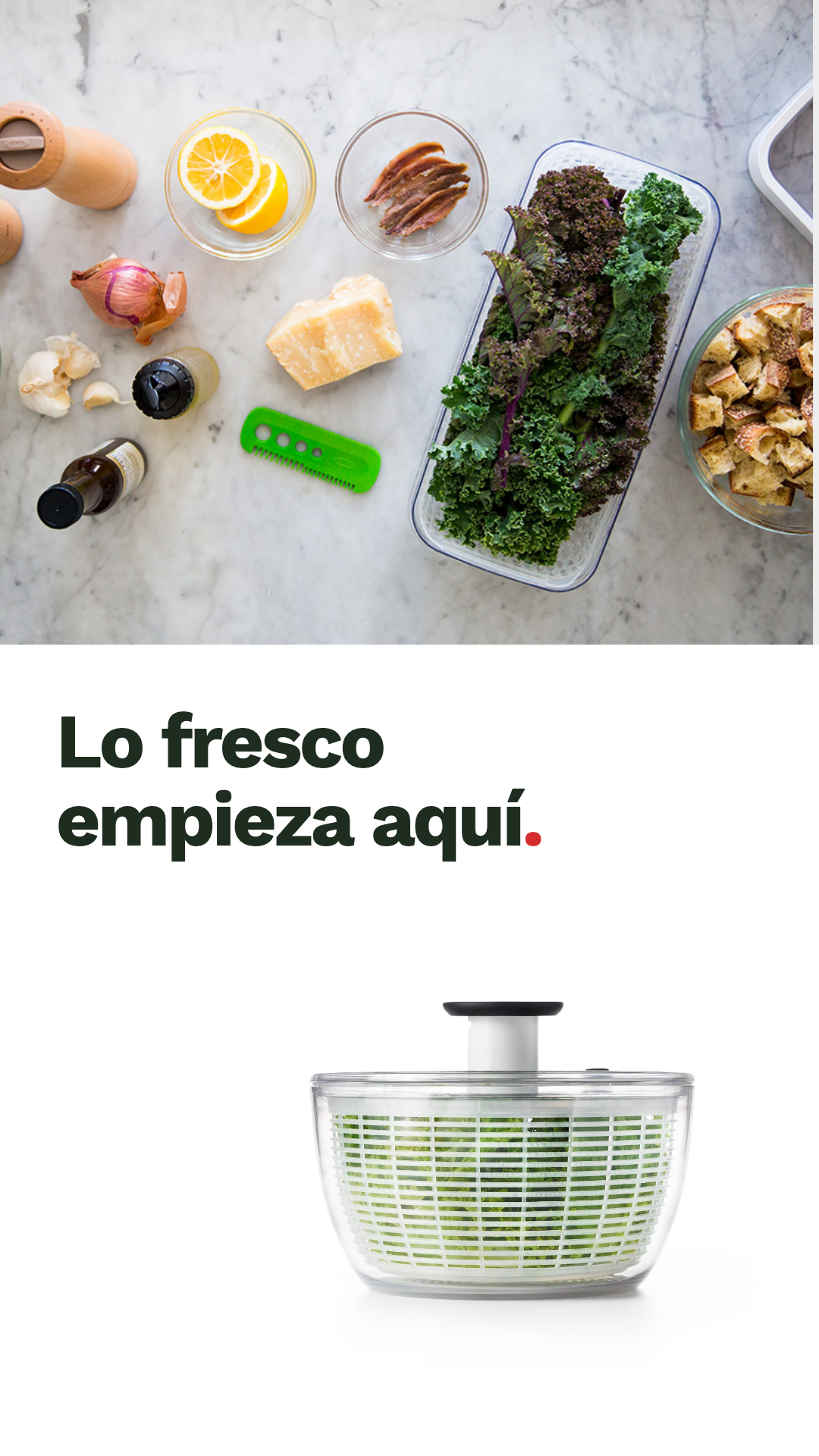 OXO Salad Spinner animated creative preview
